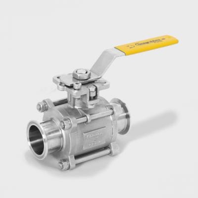 Series 36 3-Piece Full Port Sanitary Ball Valve Direct Mount – DMA